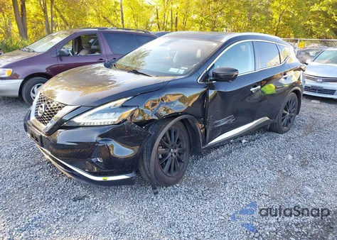 2019 Nissan Murano Platinum z USA, uszkodzony, nr VIN 5N1AZ2MS7KN144633